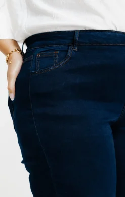Toscane Boutique Pantalon 5 poches denim| Pantalons