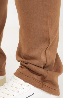 Toscane Boutique Pantalon droit effet satin| Pantalons