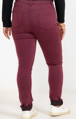 Toscane Boutique Pantalon droit effet satin| Pantalons