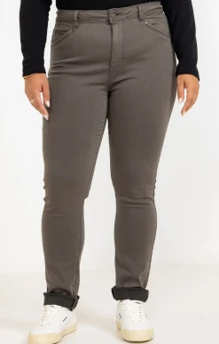 Toscane Boutique Pantalon droit effet satin| Pantalons