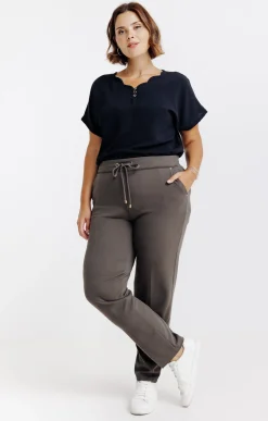 Toscane Boutique Pantalon droit style jogging| Pantalons