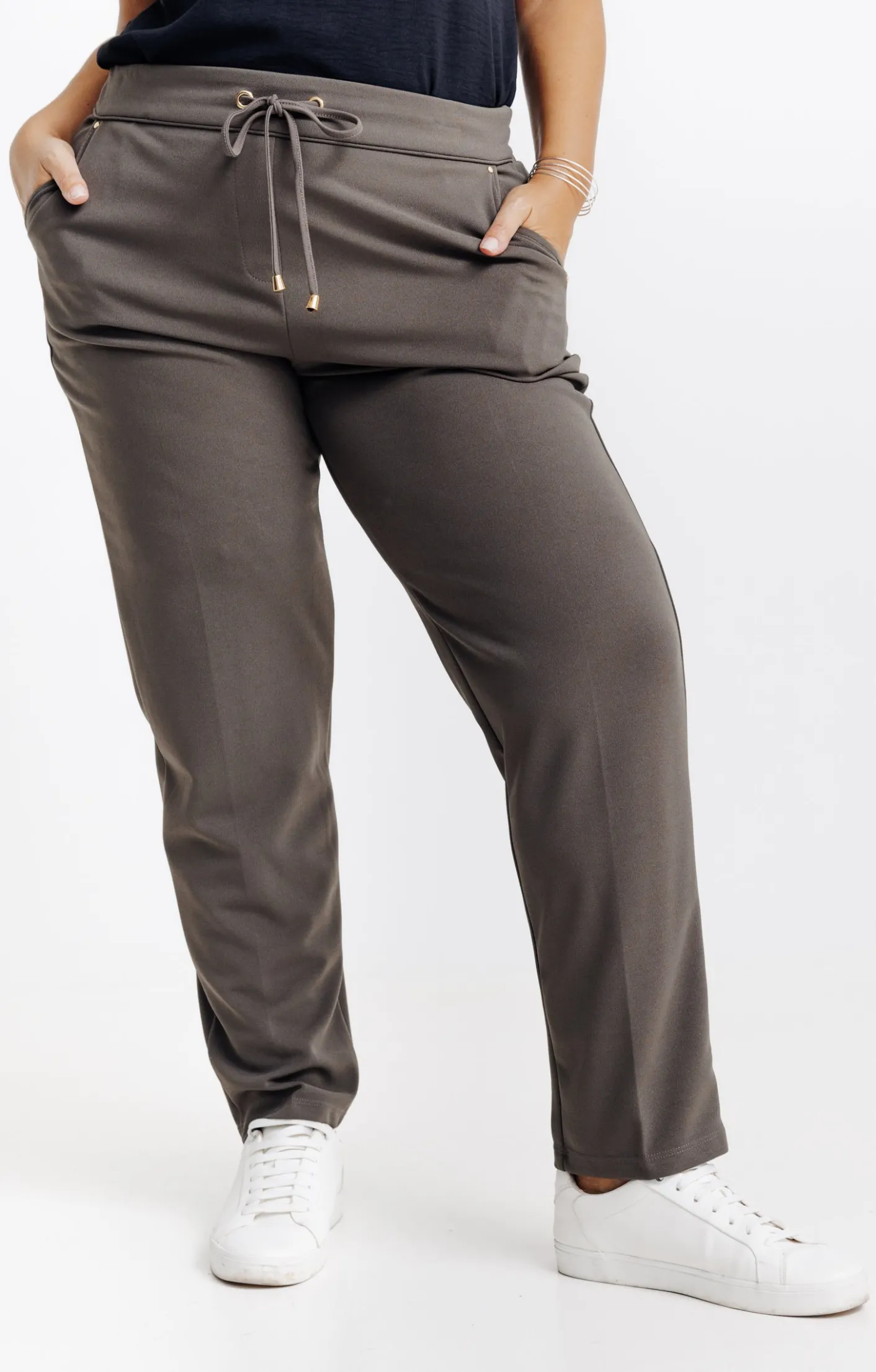 Toscane Boutique Pantalon droit style jogging| Pantalons