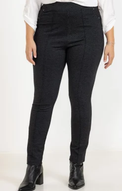 Toscane Boutique Pantalon en maille chinée| Pantalons