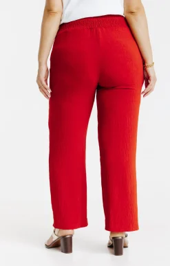 Toscane Boutique Pantalon large détail boutons coco| Pantalons