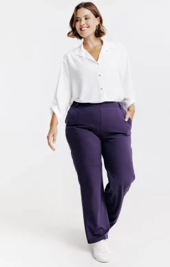 Toscane Boutique Pantalon large uni| Pantalons