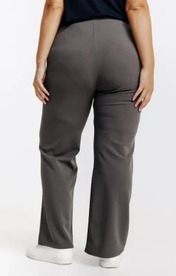 Toscane Boutique Pantalon large uni à boucle| Pantalons