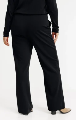 Toscane Boutique Pantalon large uni à boucle| Pantalons