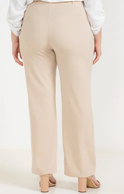 Toscane Boutique Pantalon twill avec ceinture| Pantalons