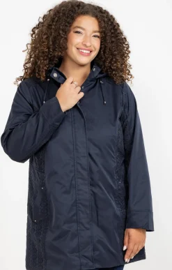 Toscane Boutique Parka légère avec broderies anglaises| Parkas & Impers
