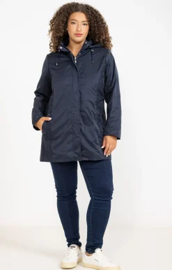 Toscane Boutique Parka légère avec broderies anglaises| Parkas & Impers