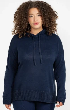 Toscane Boutique Pull à capuche avec détails lurex| Pulls & Cardigans