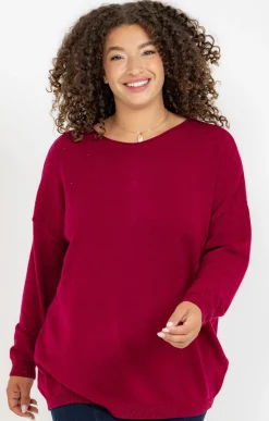 Toscane Boutique Pull avec boutons au dos| Pulls & Cardigans
