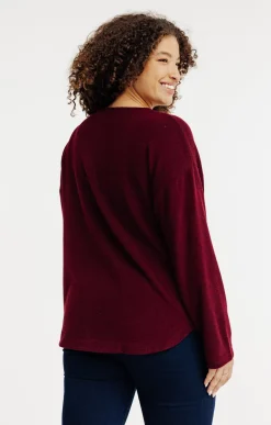 Toscane Boutique Pull avec boutons en forme de coeur| Pulls & Cardigans