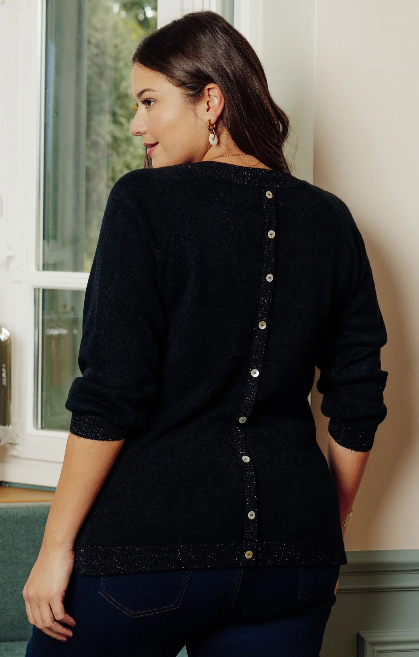Toscane Boutique Pull avec fil fantaisie| Pulls & Cardigans