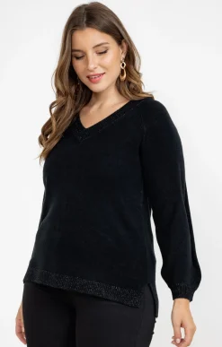 Toscane Boutique Pull avec fil fantaisie| Pulls & Cardigans