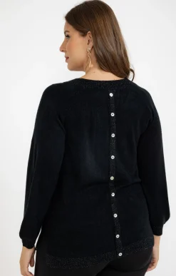 Toscane Boutique Pull avec fil fantaisie| Pulls & Cardigans