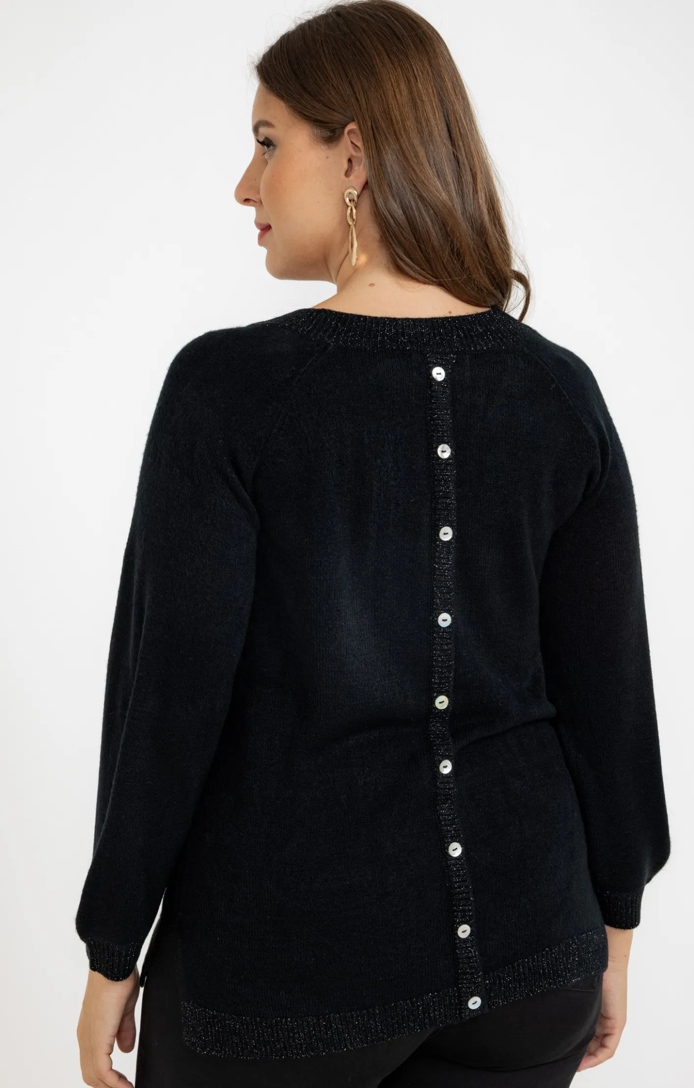 Toscane Boutique Pull avec fil fantaisie| Pulls & Cardigans
