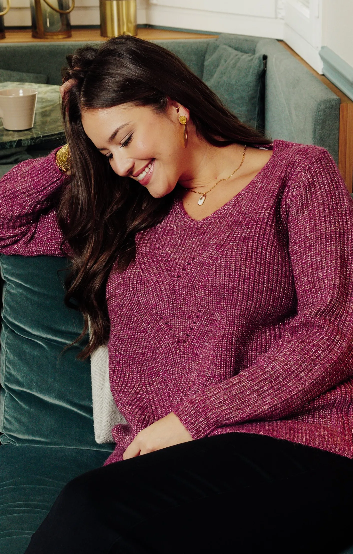 Toscane Boutique Pull col V| Pulls & Cardigans