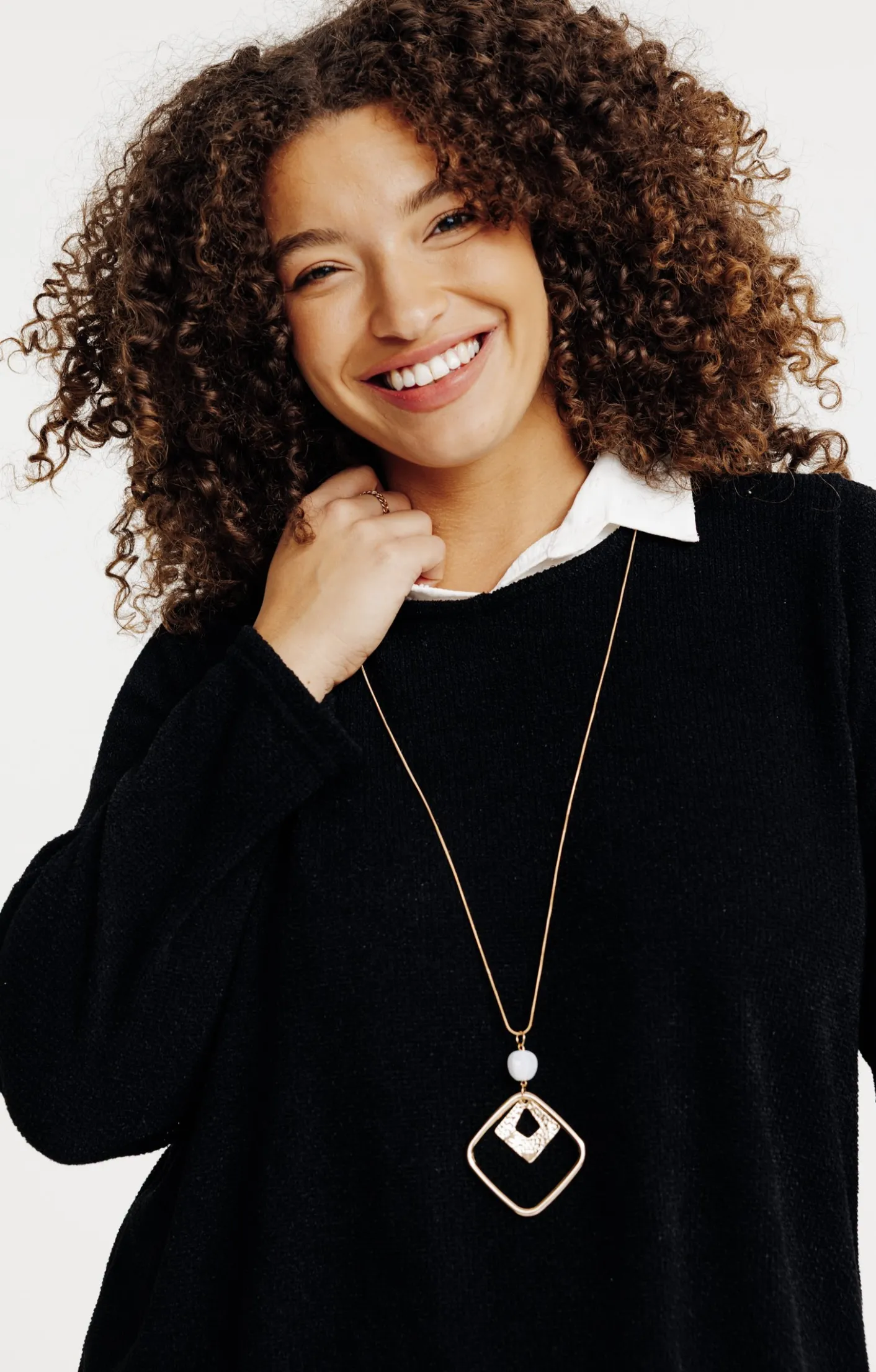 Toscane Boutique Pull 2-en-1 avec collier| Pulls & Cardigans