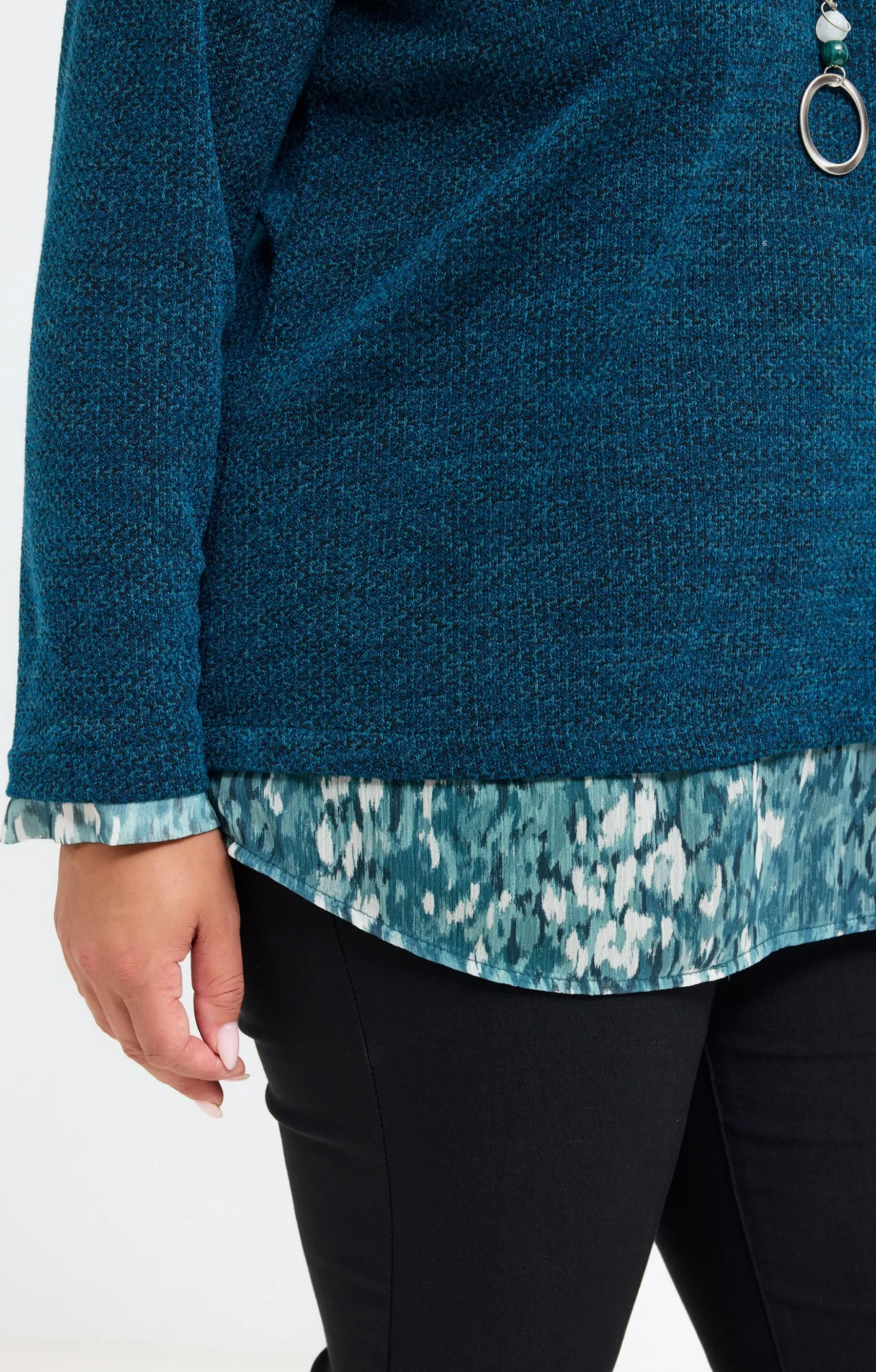 Toscane Boutique Pull 2-en-1 avec collier| Pulls & Cardigans
