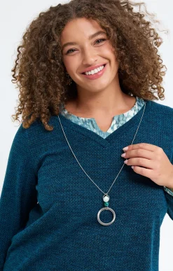 Toscane Boutique Pull 2-en-1 avec collier| Pulls & Cardigans