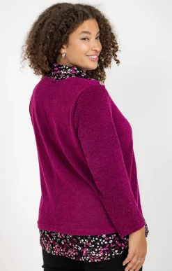 Toscane Boutique Pull 2-en-1 avec fil lurex| Pulls & Cardigans
