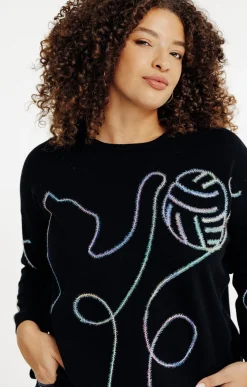 Toscane Boutique Pull graphisme chat| Pulls & Cardigans