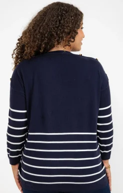 Toscane Boutique Pull marinière| Pulls & Cardigans