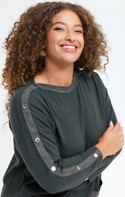 Toscane Boutique Pull patch à poches| Pulls & Cardigans