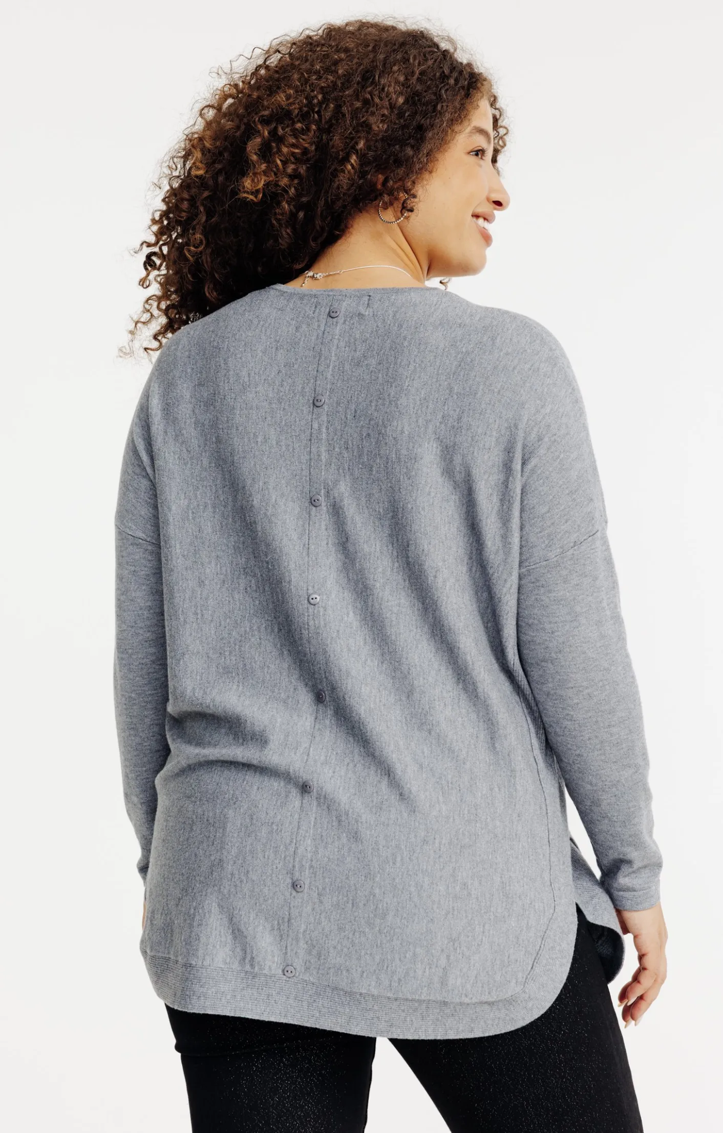 Toscane Boutique Pull uni avec poches| Pulls & Cardigans