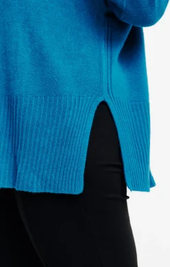 Toscane Boutique Pull uni col montant| Pulls & Cardigans