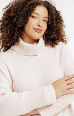 Toscane Boutique Pull uni col montant| Pulls & Cardigans