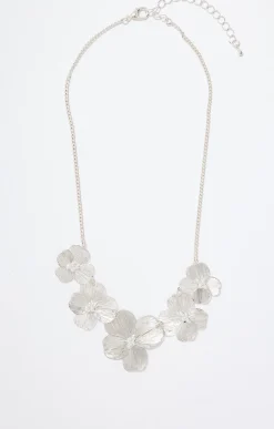 Toscane Boutique Ras-de-cou 5 fleurs silver| Accessoires