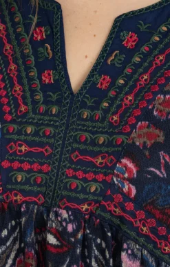Toscane Boutique Robe en maille avec col plastron| Robes