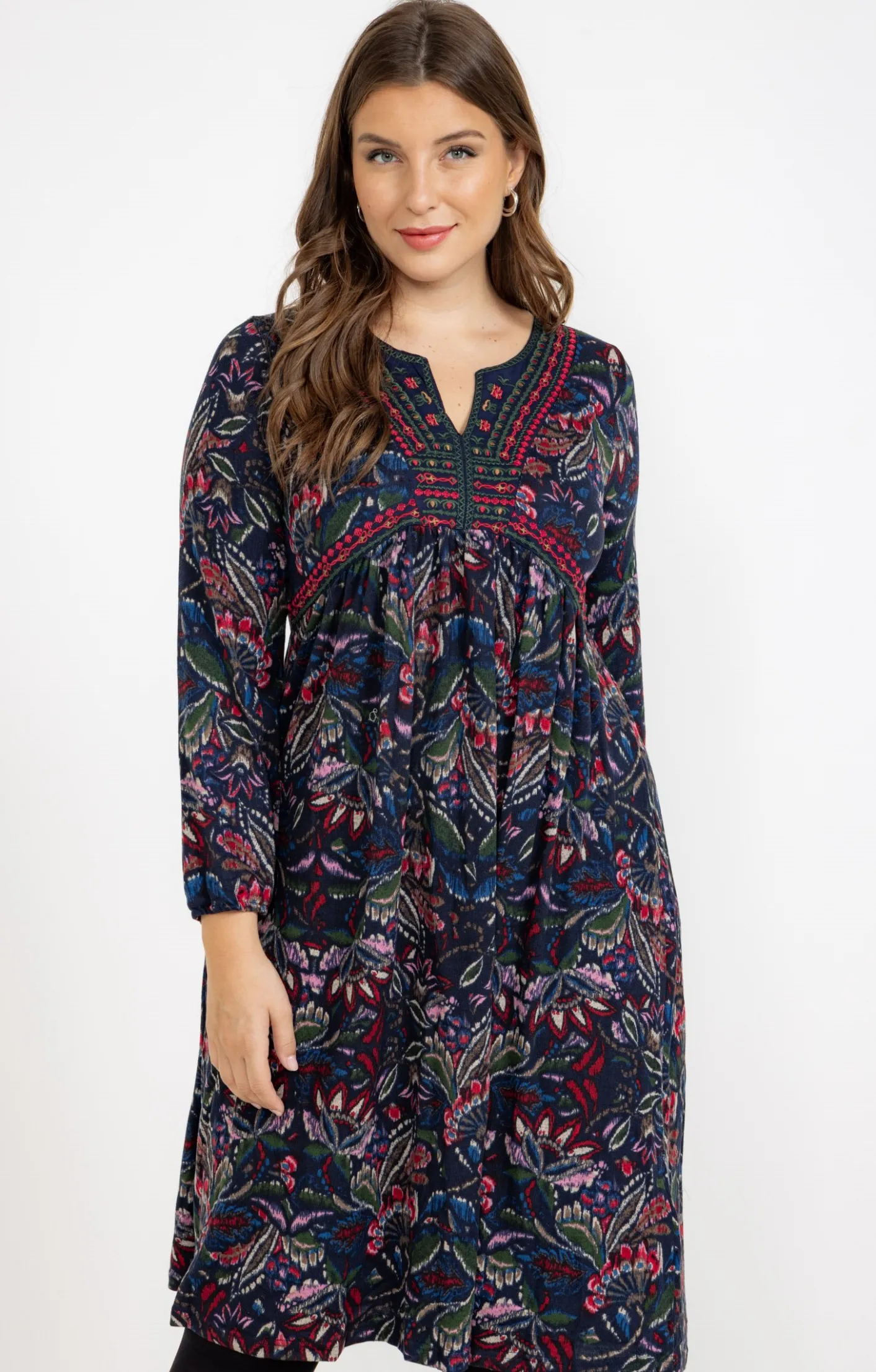 Toscane Boutique Robe en maille avec col plastron| Robes