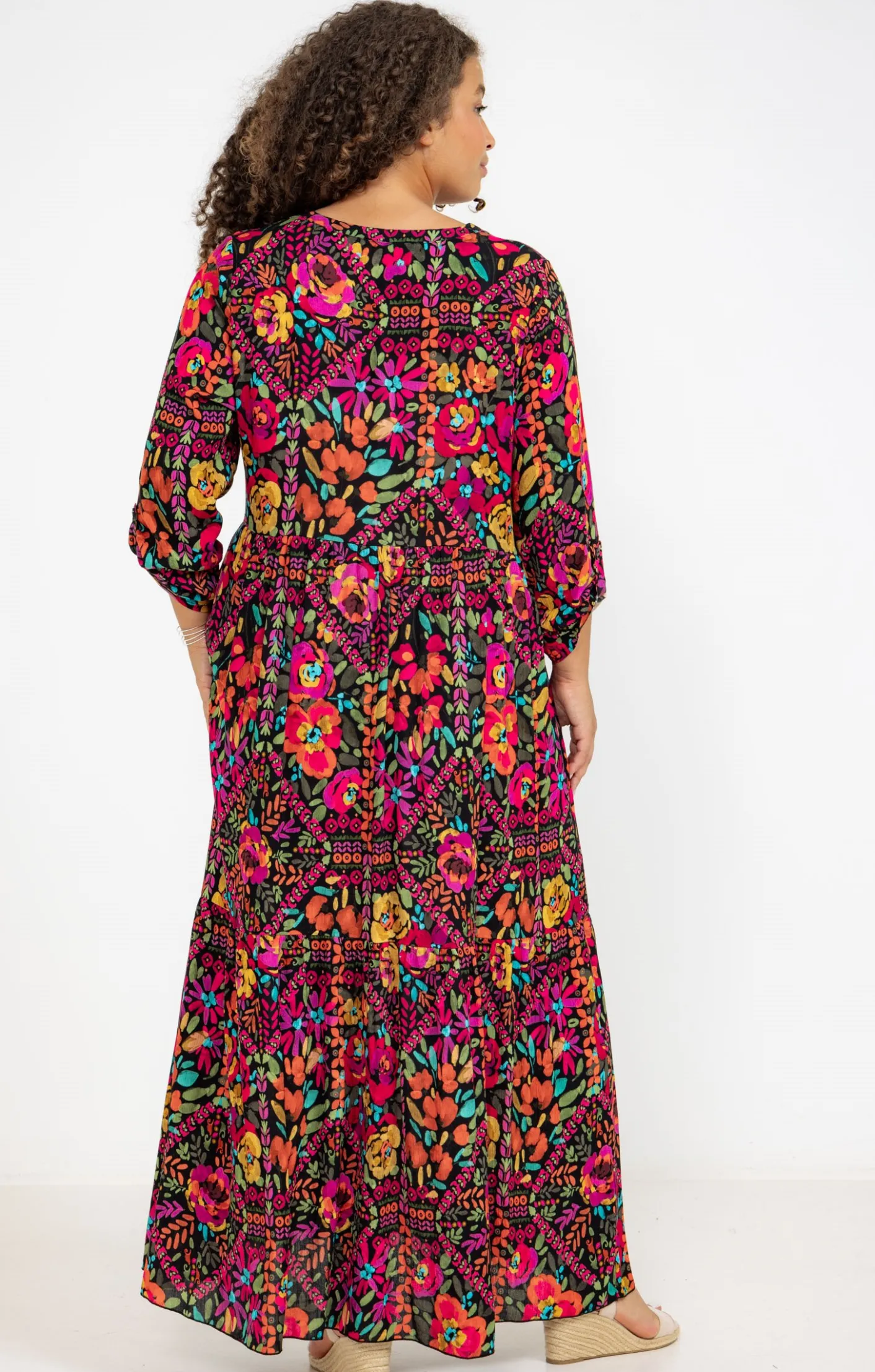 Toscane Boutique Robe longue crépon| Robes