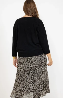 Toscane Boutique Robe longue 2-en-1 pull et collier| Robes