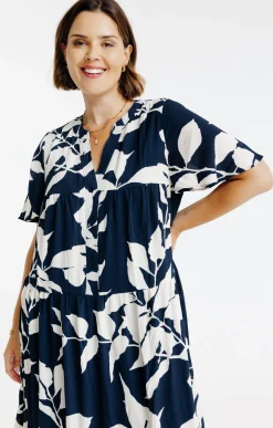 Toscane Boutique Robe longue imprimé fleuri| Robes