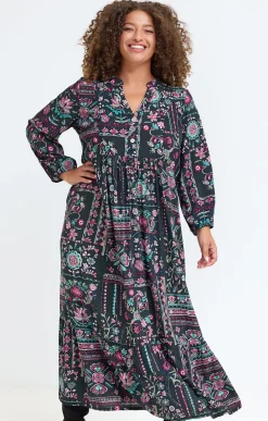 Toscane Boutique Robe longue imprimée| Robes