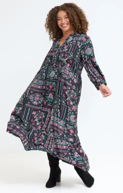 Toscane Boutique Robe longue imprimée| Robes