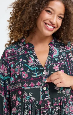 Toscane Boutique Robe longue imprimée| Robes