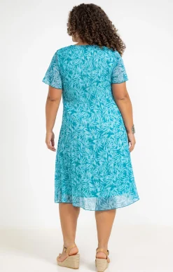 Toscane Boutique Robe plissée imprimée| Robes