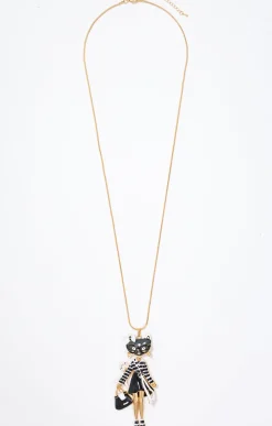 Toscane Boutique Sautoir poupée chat chic| Accessoires