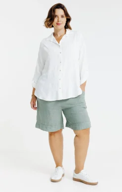 Toscane Boutique Short large en lin| Pantalons