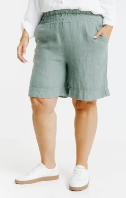 Toscane Boutique Short large en lin| Pantalons