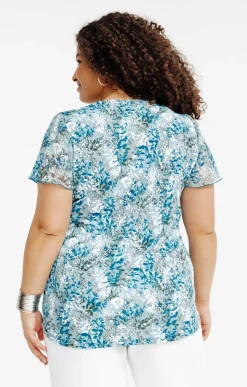 Toscane Boutique Tee-shirt à imprimé floral| Tee-shirts