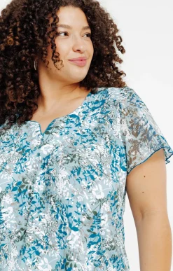 Toscane Boutique Tee-shirt à imprimé floral| Tee-shirts