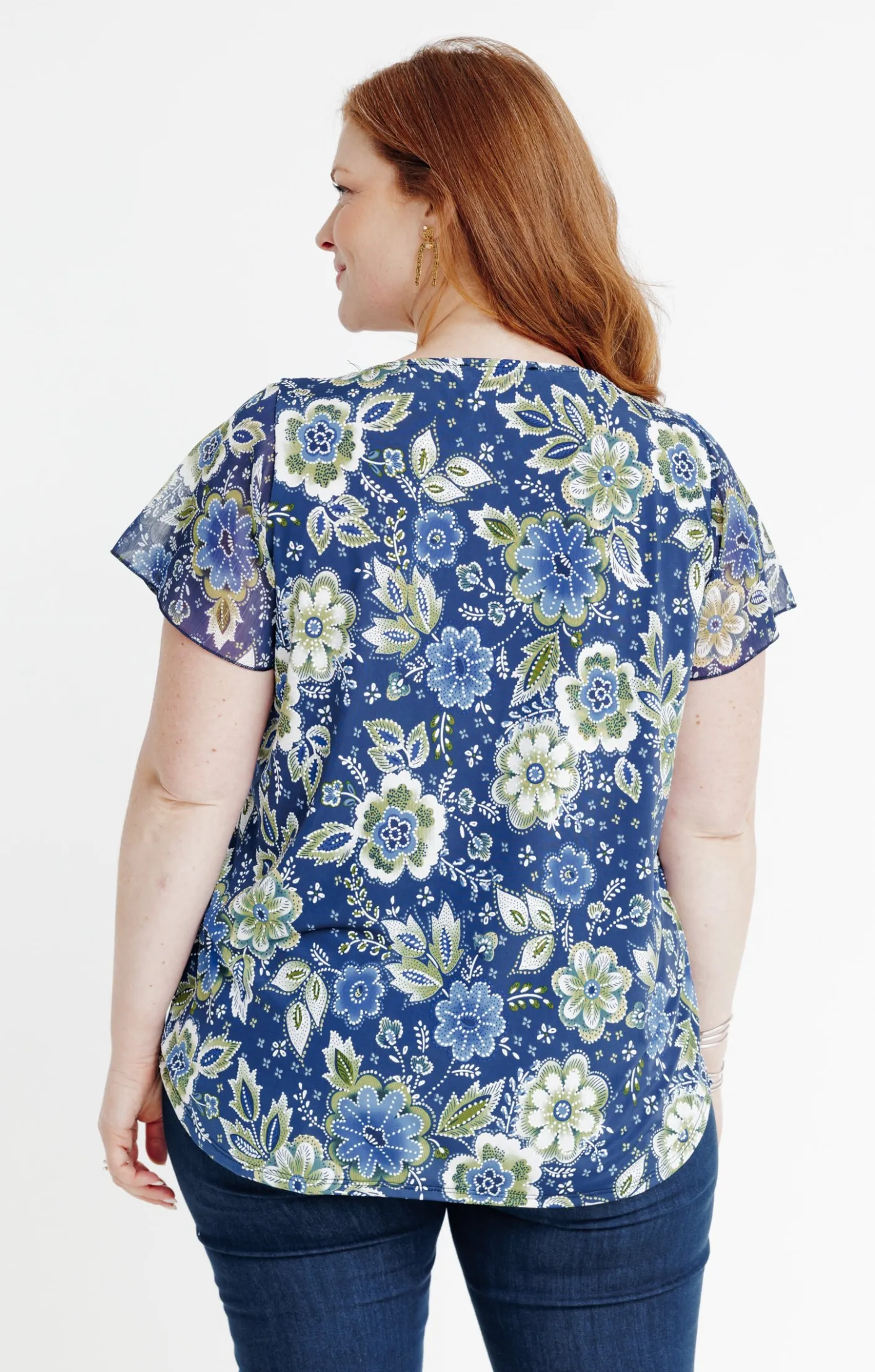 Toscane Boutique Tee-shirt à imprimé floral| Tee-shirts