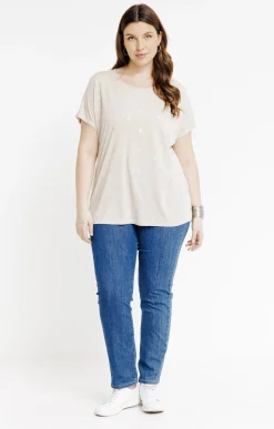 Toscane Boutique Tee-shirt à imprimé foil| Tee-shirts
