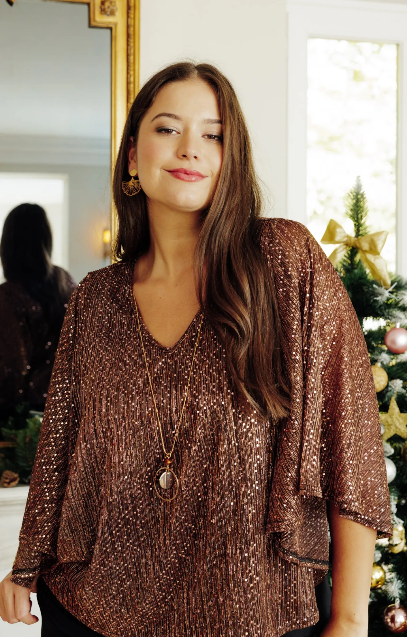 Toscane Boutique Tee-shirt à paillettes| Tee-shirts
